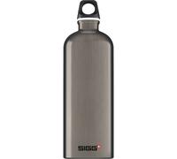 SIGG - Aluminum Water Bottle - Traveller Smoked Pearl - With Screw Cap - Leakproof Lightweight BPA Free - 34 Oz Grey
