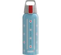 Sigg - Aluminum Water Bottle - WMB ONE Edelweiss - Climate Partner - Suitable For Carbonated Beverages - Leakproof & Lightweight - BPA Free - Blue - 1L