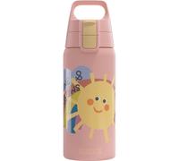 Sigg - Insulated Kids Water Bottle - Shield One Therm - Suitable For Carbonated Beverages - Leakproof - Dishwasher Safe - BPA Free - 90% Recycled Stainless Steel - 0.5L