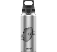 Sigg - Aluminium Water Bottle - WMB Pathfinder Alu - Climate Neutral Certified - Suitable For Carbonated Beverages - Leakproof - Lightweight - BPA Free - Alu With Design - 1L