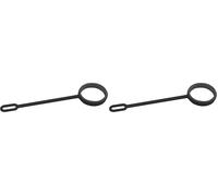 Sigg Bottle Lace Black Bottle Carrier Loop (ONE Size), Spare Part Water Bottle With Screw Cap, Handy Lid Holder For Water Bottle (Pack of 2)