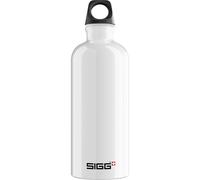 Sigg Traveller 0.6L Water Drinks Bottle Screw Cap - White
