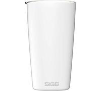 Sigg - Coffee Travel Mug Neso Pure Ceram - with Tritan Lid - Dishwasher Safe - Lightweight - BPA Free - 18/8 Stainless Steel - White - 0.4 L