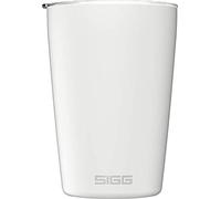 Sigg - Coffee Travel Mug Neso Pure Ceram - with Tritan Lid - Dishwasher Safe - Lightweight - BPA Free - 18/8 Stainless Steel - White - 0.3 L