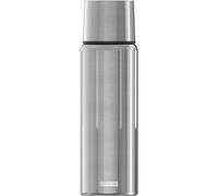 SIGG - Insulated Water Bottle - Thermo Flask Gemstone IBT Brushed - with Cup - Leakproof - Lightweight - BPA Free - 18/8 Stainless Steel - Grey - 1.1L