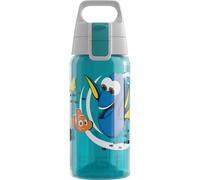 Sigg - Sports Water Bottle For Kids - Viva One Dory (Disney) - Suitable For Carbonated Drinks - Leak-Proof - Dishwasher Safe - BPA Free - For School & Sports - Blue - Finding Nemo Design - 0.5L
