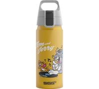 Sigg - Aluminium Water Bottle For Kids - WMB ONE Tom & Jerry - Suitable For Carbonated Drinks - Leakproof - Lightweight - BPA Free - CO2 Neutral Certified - School & Sports - Blue - 0.6L