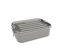 Sigg Gemstone Box Lunch Box, Stainless Steel Lunch Box with Leak-Proof Silicone Rim, Divided Lunch Box for Lunch and Leftovers