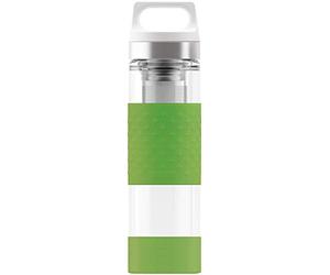 Sigg Hot and Cold Glass Wide Mouth Bottle, Green