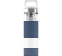 SIGG Hot & Cold Glass Wide Mouth Bottle, Midnight