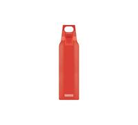 SIGG Hot & Cold ONE Scarlet Thermal Water Bottle (0.5 L), Pollutant-Free and Insulated Thermos Flask, One-Hand Use Stainless Steel Water Bottle