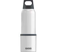 SIGG Hot & Cold White Thermo Water Bottle (0.5 L), Pollutant-Free and Insulated Thermos Flask, Thermal Stainless Steel Water Bottle