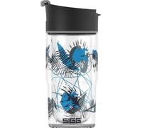 Sigg - Insulated Coffee Cup - Travel Mug Nova - with Flip Top - Dishwasher Safe - Leakproof - BPA Free - Heat Resistant - Broscilate Glass - Pink - 0.37 L