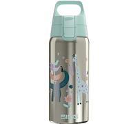 Sigg - Insulated Kids Water Bottle - Shield One Therm - Suitable For Carbonated Beverages - Leakproof - Dishwasher Safe - BPA Free - 90% Recycled Stainless Steel - 0.5L