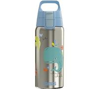 Sigg - Insulated Kids Water Bottle - Shield One Therm - Suitable For Carbonated Beverages - Leakproof - Dishwasher Safe - BPA Free - 90% Recycled Stainless Steel - 0.5L