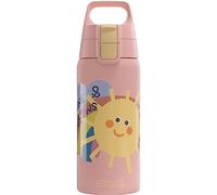 Sigg - Insulated Kids Water Bottle - Shield One Therm - Suitable For Carbonated Beverages - Leakproof - Dishwasher Safe - BPA Free - 90% Recycled Stainless Steel - 0.5L