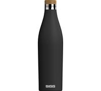 SIGG - Insulated Water Bottle - Meridian - Leakproof - Extra Slim - BPA Free - Plastic Free - Double Walled 18/8 Stainless Steel - Bamboo Screw Top -