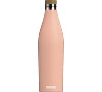 SIGG - Insulated Water Bottle - Meridian - Leakproof - Extra Slim - BPA Free - Plastic Free - Double Walled 18/8 Stainless Steel - Bamboo Screw Top - Pink - 0.7 L