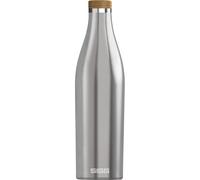 SIGG - Insulated Water Bottle - Meridian - Leakproof - Extra Slim - BPA Free - Plastic Free - Double Walled 18/8 Stainless Steel - Bamboo Screw Top -