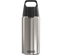 SIGG - Insulated Water Bottle - Shield Therm One Brushed Thermos Flask - Carbonated Drinks - Leak-Proof - Dishwasher Safe - BPA Free - 90% Recycled Stainless Steel - Silver - 0.5L