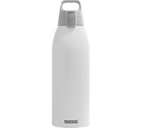 Sigg - Insulated Water Bottle - Shield Therm White- Suitable For Carbonated Beverages - Leakproof - Dishwasher Safe - BPA Free - 90% Recycled Stainless Steel - 1.5L