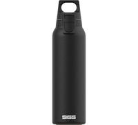SIGG - Insulated Water Bottle - Thermo Flask Hot & Cold One Light - with Fruit Strainer - Leakproof - BPA Free - 18/8 Stainless Steel - Black - 0.55L