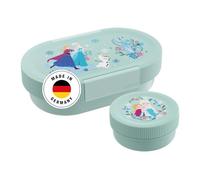 Sigg - Lumo Kids Lunch Box Disney Frozen Winter Plus - Inner Bowl & Leak-Proof Snack Box - Microwave & Dishwasher Safe - BPA-Free - Lightweight - for School, Nursery & Leisure - Mint Green - 800 ml