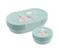 Sigg - LUMO Kids Lunchbox Unistars Plus - Inner Tray & Leakproof Snack Box - Microwave & Dishwasher Safe - BPA Free - Lightweight - Made in Germany - for School, Daycare & Playtime - Blue - 800ML