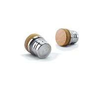 Sigg Meridian Top Spare Screw Cap Water Bottle (0.5 L & 0.7 L), Leak-Proof Water Bottle Cap Made of Stainless Steel and Bamboo