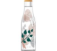 Sigg Metis Sumatra Birds Glass Water Bottle (0.6 L), Plastic-free and Leak-proof Flask, Heat-resistant and BPA Free Water Bottle, Cooperation with One Tree Planted