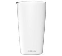 Sigg - Coffee Travel Mug Neso Pure Ceram - with Tritan Lid - Dishwasher Safe - Lightweight - BPA Free - 18/8 Stainless Steel - White - 0.4 L