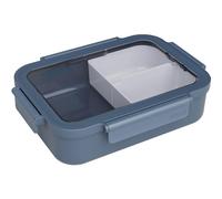 Sigg Nimo L Deep Blue Lunch Box, Feather-Light Lunch Box, 2-in-1, BPA-Free, Blue, 1 L