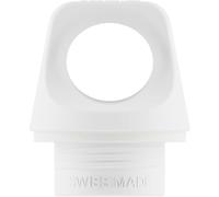 Sigg Screw Top White Screw Cap (One Size), Spare Cap Water Bottle with Narrow Opening or WMB Adaptor, Leak-Proof Bottle Lid