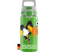 Sigg - Sports Water Bottle For Kids - Viva One DFB Paul - Suitable For Carbonated Drinks - Leakproof - Dishwasher Safe - BPA Free - School & Bike - Green - 0.5L