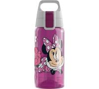 Sigg - Kids Water Bottle - Viva One Disney Junior Minnie Mouse - Suitable For Carbonated Beverages - Leakproof - Dishwasher Safe - BPA Free - Sports & Bike - Pink - 0.5L