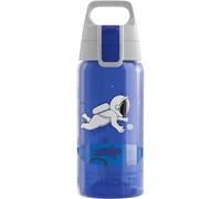 Sigg - Sports Water Bottle For Kids - Viva One Space - Suitable For Carbonated Drinks - Leakproof - Dishwasher Safe - BPA Free - School & Bike - Blue - 0.5L
