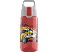 Sigg - Kids Water Bottle - Viva One Speed Race - Suitable For Carbonated Beverages - Leakproof - Dishwasher Safe - BPA Free - Sports & Bike - Red - 0.5L
