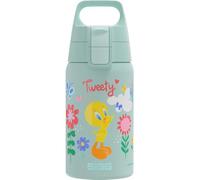 Sigg - Stainless Steel Children's Water Bottle - Shield One Tweety - Suitable for Carbonated Drinks - Light as a Feather - BPA Free - Sports & School - Light Blue with Tweety - 0.5 L
