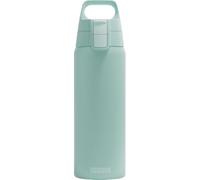Sigg - Stainless Steel Water Bottle - Shield ONE Milky Blue - Suitable for Carbonated Drinks - Leak-Proof - Feather-Light - BPA-Free - Outdoor & Fitness - Blue - 0.75 L