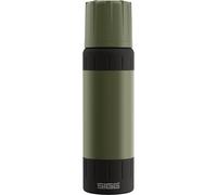 SIGG - Stainless Steel Insulated Water Bottle - Thermos Bottle Alpine Star Roasted Green, with Cup - 20hr Hot, 72hr Cold - Compact & Robust - Leakproof - BPA-Free - Outdoor, Camping & Hiking - 0.75L