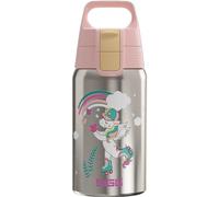 SIGG - Stainless Steel Kids Water Bottle - Shield One - Suitable For Carbonated Beverages - Leakproof - Lightweight - BPA Free - 0.5L