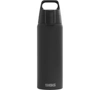Sigg - Stainless Steel Water Bottle - Shield ONE Black - Suitable For Carbonated Beverages - Leakproof - Lightweight - BPA Free - Black - 0.75L