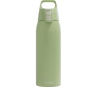 Sigg - Stainless Steel Drinking Bottle - Shield ONE Eco Green - Suitable for Carbonated Drinks - Leak-Proof - Feather-Light - BPA-Free - Outdoor & Fitness - Green - 1L