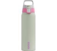 Sigg - Stainless Steel Water Bottle - Shield ONE Multicolour Lily - Suitable for Carbonated Drinks - Leak-Proof - Feather-Light - BPA-Free - Outdoor & Fitness - Light Green - 0.75L