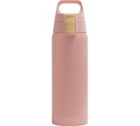 Sigg - Stainless Steel Water Bottle - Shield ONE Peach - Suitable for Carbonated Drinks - Leak-Proof - Feather-Light - BPA-Free - Outdoor & Fitness - Rose - 0.75 L