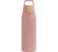 Sigg - Stainless Steel Water Bottle - Shield ONE Peach - Suitable for Carbonated Drinks - Leak-Proof - Feather-Light - BPA-Free - Outdoor & Fitness - Peach - 1L