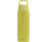 Sigg - Stainless Steel Water Bottle - Shield ONE Ultra Lemon - Suitable For Carbonated Beverages - Leakproof - Lightweight - BPA Free - Yellow - 0.75L