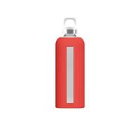 SIGG Star Water Bottle (0.5 L / 0.85 L), Pollutant-Free and Leak-Proof Glass Bottle, Heat-Resistant Glass Water Bottle with Silicone Case