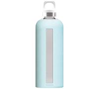 SIGG Star Water Bottle (0.5 L / 0.85 L), Pollutant-Free and Leak-Proof Glass Bottle, Heat-Resistant Glass Water Bottle with Silicone Case