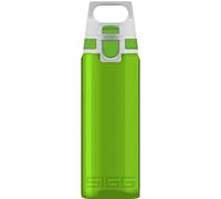 Sigg - Tritan Water Bottle - Total Color ONE Green - Suitable For Carbonated Beverages - Dishwasher Safe - Leakproof - Featherweight BPA Free - 0.6L